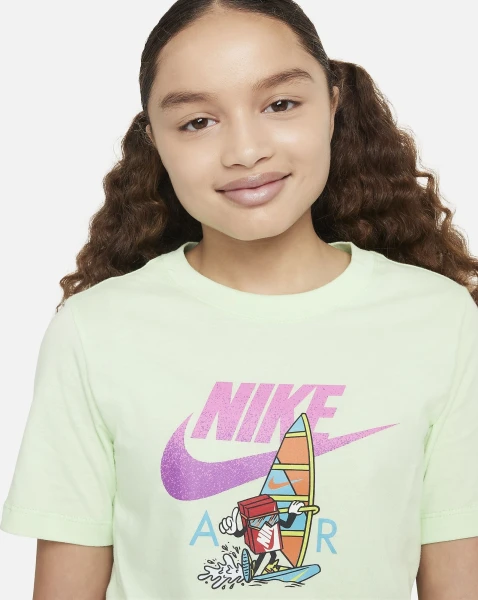 Футболка підліткова Nike K NSW TEE BOXY 2 світло-зелена FV5346-376