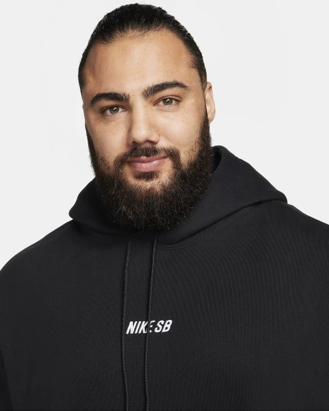 Худи Nike U NK SB FLC PO ESSENTIAL LBR черное FN2502-010