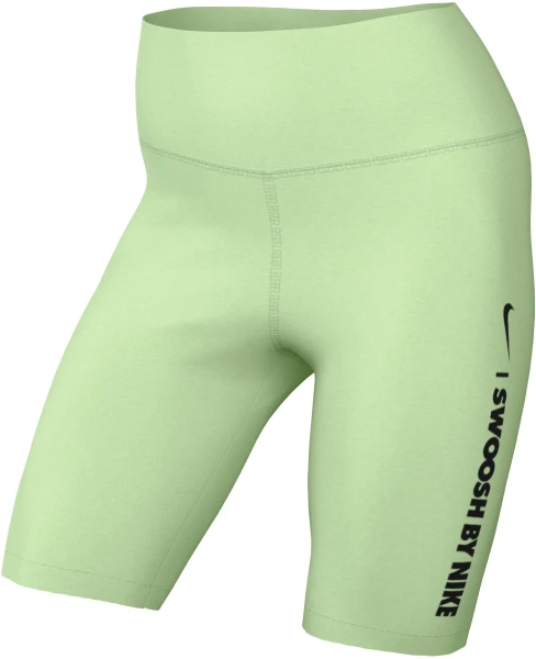 Велосипедки женские Nike W NK ONE DF HR SHRT GLS светло-зеленые FZ4873-376