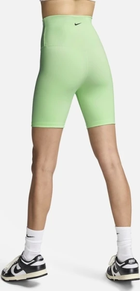 Велосипедки женские Nike W NK ONE DF HR SHRT GLS светло-зеленые FZ4873-376