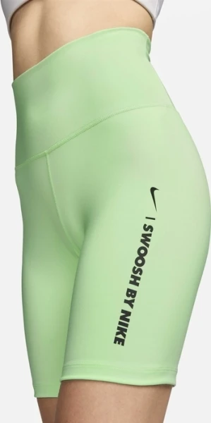 Велосипедки женские Nike W NK ONE DF HR SHRT GLS светло-зеленые FZ4873-376