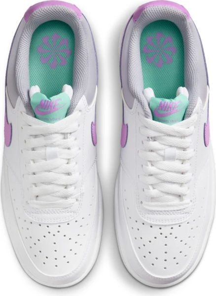 Кроссовки женские Nike COURT VISION LOW NEXT NATURE бело-серо-розовые FN7141-100