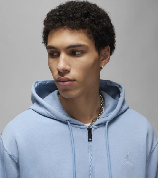 Толстовка Nike JORDAN MJ ESS FLC FZ HOODIE блакитна FJ7771-436