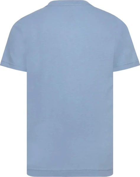 Футболка Nike JORDAN M J BRAND JM STACK SS CREW голубая FN5978-436