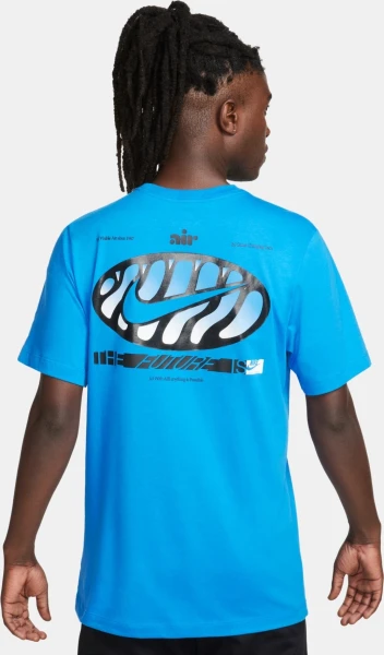 Футболка Nike U TEE AM DAY LBR AIR синяя FQ3756-435