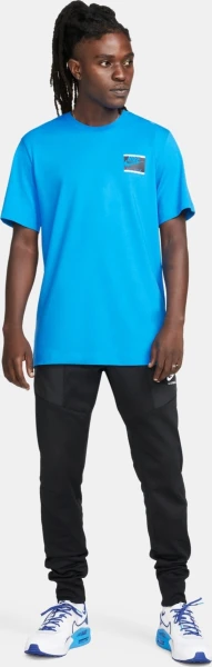 Футболка Nike U TEE AM DAY LBR AIR синяя FQ3756-435