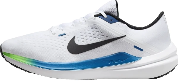 Кроссовки беговые Nike AIR WINFLO 10 бело-зелено-синие DV4022-103