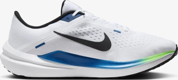 Кроссовки беговые Nike AIR WINFLO 10 бело-зелено-синие DV4022-103