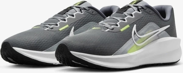 Кроссовки беговые Nike DOWNSHIFTER 13 серо-салатовые FD6454-002