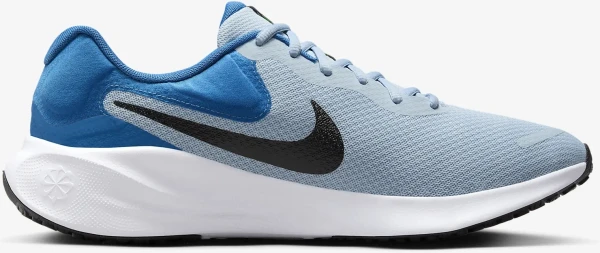 Кроссовки беговые Nike REVOLUTION 7 голубо-синие FB2207-402