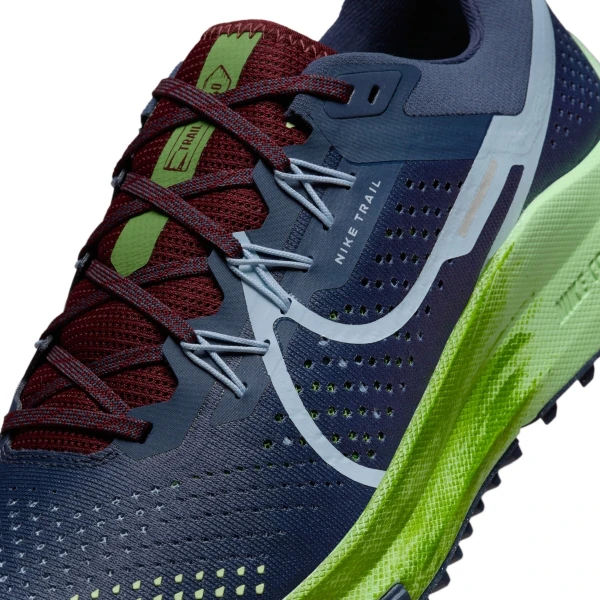 Кроссовки для трейлраннинга Nike REACT PEGASUS TRAIL 4 темно-сине-зелено-бордовые DJ6158-403