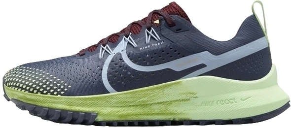 Кроссовки для трейлраннинга женские Nike REACT PEGASUS TRAIL 4 темно-сине-зелено-бордовые DJ6159-403