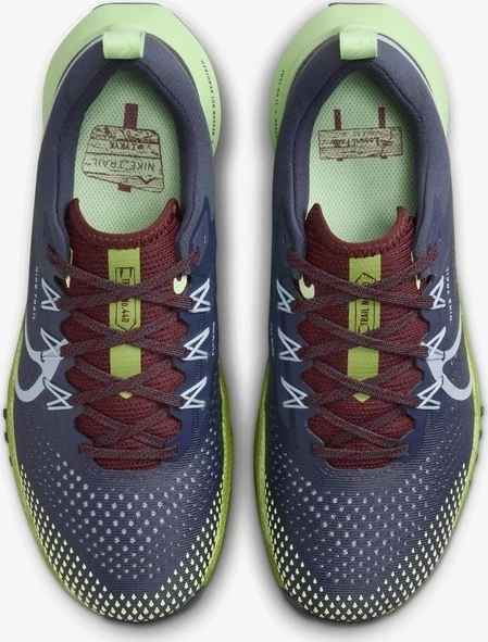 Кроссовки для трейлраннинга женские Nike REACT PEGASUS TRAIL 4 темно-сине-зелено-бордовые DJ6159-403