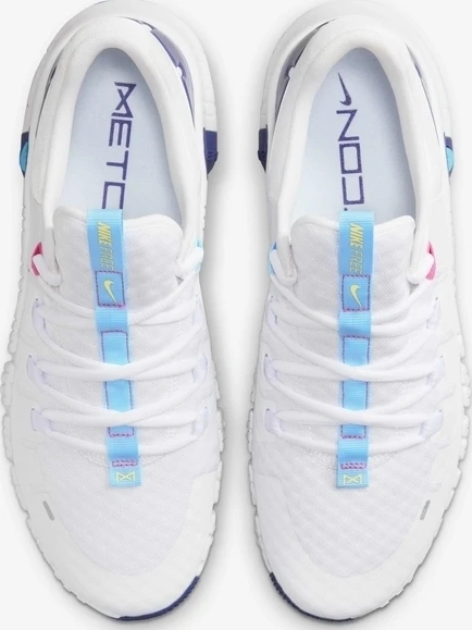 Кроссовки для тренировок Nike FREE METCON 5 бело-голубо-темно-синие DV3949-103