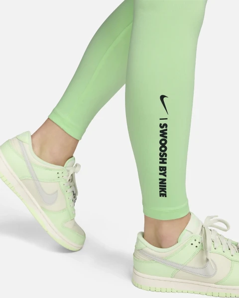 Лосіни жіночі Nike W NK ONE DF HR TGHT GLS світло-зелені FZ4869-376