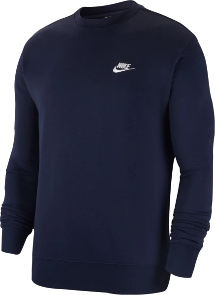 Свитшот Nike M NSW CLUB CRW FT темно-синий BV2666-410