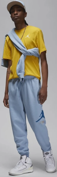 Спортивные штаны Nike M J ESS FLC BASELINE PANT голубые FD7345-436