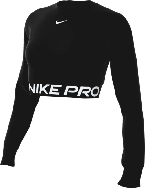 Топ жіночий Nike PRO DF 365 CROP LS чорний FV5484-010