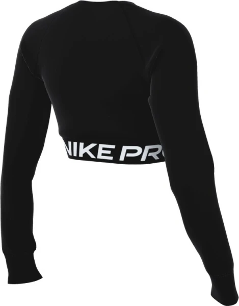 Топ жіночий Nike PRO DF 365 CROP LS чорний FV5484-010