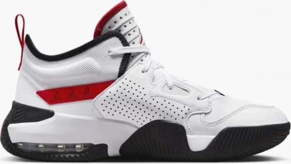 Кросівки баскетбольні Nike JORDAN STAY LOYAL 2 біло-червоно-чорні DQ8401-106