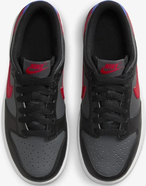 Кросівки підліткові Nike DUNK LOW GS SPIDER-MAN чорно-червоно-сині FV0373-001