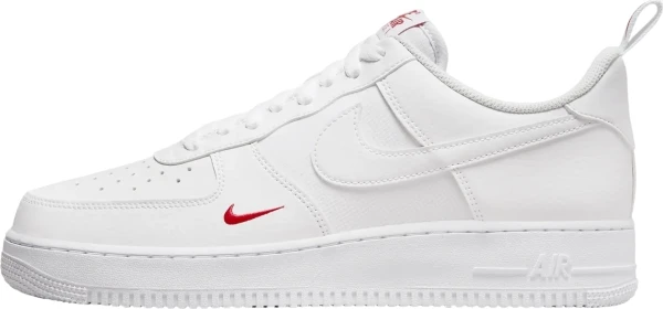 Кросівки Nike AIR FORCE 1' 07 біло-червоні FZ7187-100