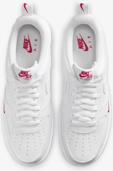 Кросівки Nike AIR FORCE 1' 07 біло-червоні FZ7187-100