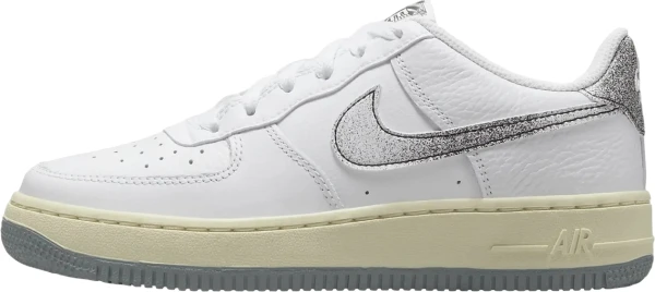 Кроссовки подростковые Nike AIR FORCE 1 LV8 3 (GS) бело-серые DX1657-100