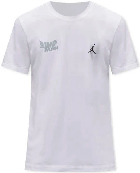 Футболка Nike JORDAN MBRAND SS JM STACK CREW белая FN6029-100