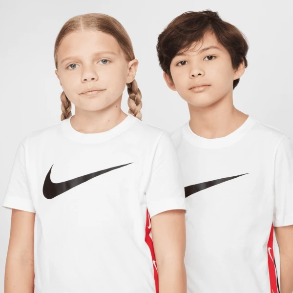Футболка підліткова Nike K NSW TEE CLUB+POLY біла HF3404-100