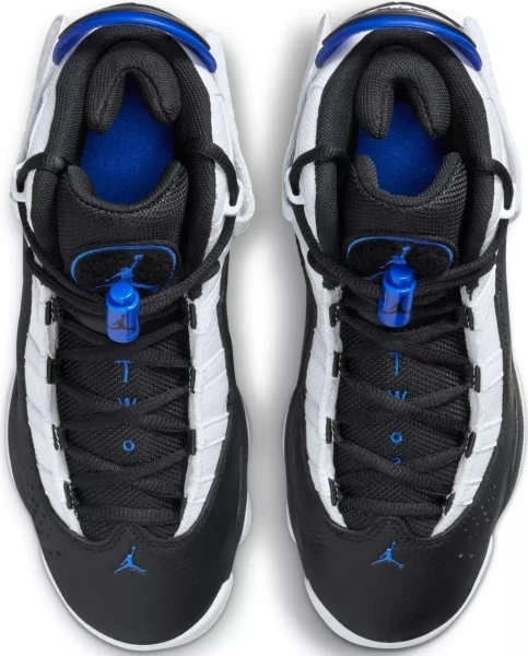 Кросівки баскетбольні підліткові Nike JORDAN 6 RINGS біло-чорно-сині 323419-142