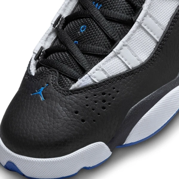 Кросівки баскетбольні підліткові Nike JORDAN 6 RINGS біло-чорно-сині 323419-142
