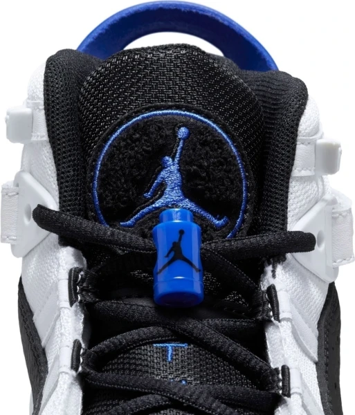 Кросівки баскетбольні підліткові Nike JORDAN 6 RINGS біло-чорно-сині 323419-142