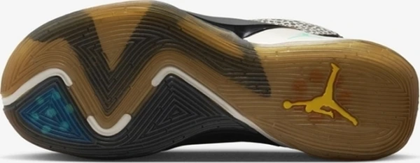 Кроссовки баскетбольные подростковые Nike JORDAN LUKA 2 (GS) оранжево-бирюзово-черные FQ9045-800