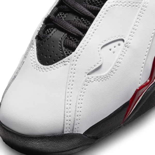 Кроссовки баскетбольные подростковые Nike JORDAN TRUE FLIGHT (GS) бело-черно-красные 343795-100