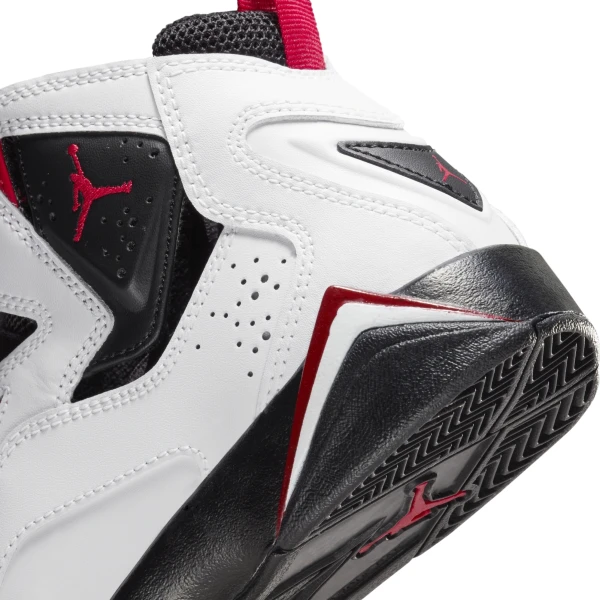 Кроссовки баскетбольные подростковые Nike JORDAN TRUE FLIGHT (GS) бело-черно-красные 343795-100