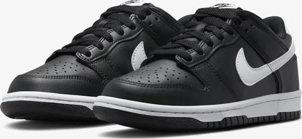 Кросівки підліткові Nike DUNK LOW (GS) чорно-білі FD1232-001