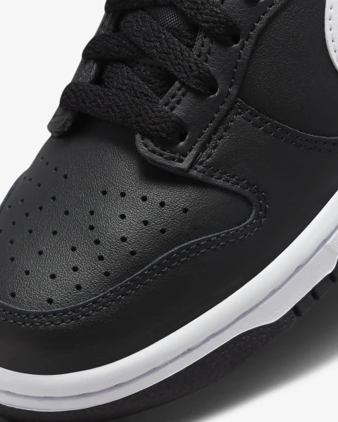 Кросівки підліткові Nike DUNK LOW (GS) чорно-білі FD1232-001