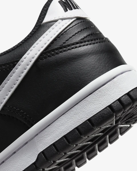 Кросівки підліткові Nike DUNK LOW (GS) чорно-білі FD1232-001