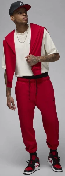 Спортивные штаны Nike M J DF SPRT CSVR FLC PANT красные FV8608-687