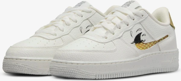 Кросівки підліткові Nike AIR FORCE 1 LV8 NN (GS) білі DQ7690-100