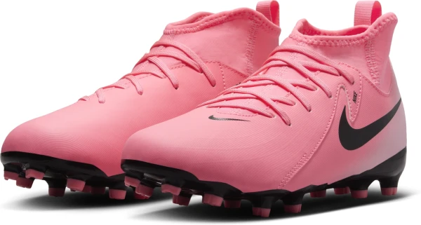 Бутсы детские Nike JR PHANTOM LUNA II ACADEMY FG/MG розовые FJ2603-600