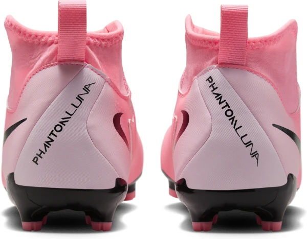 Бутсы детские Nike JR PHANTOM LUNA II ACADEMY FG/MG розовые FJ2603-600
