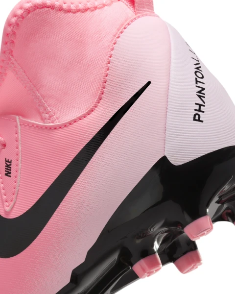 Бутсы детские Nike JR PHANTOM LUNA II ACADEMY FG/MG розовые FJ2603-600