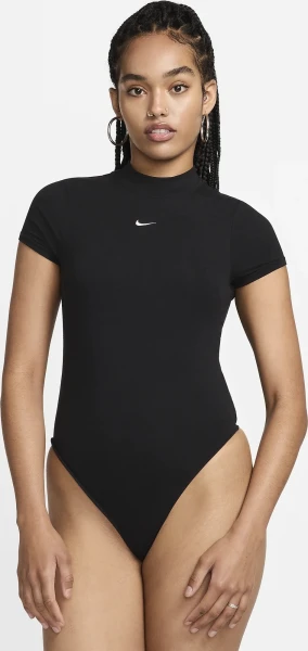 Боді жіноче Nike W NSW NK CHLL KNT SS BDYST чорне FV8994-010