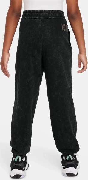 Спортивные штаны подростковые Nike K NK COB FLC PANT WASH черные FZ5264-010