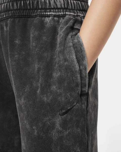 Спортивные штаны подростковые Nike K NK COB FLC PANT WASH черные FZ5264-010