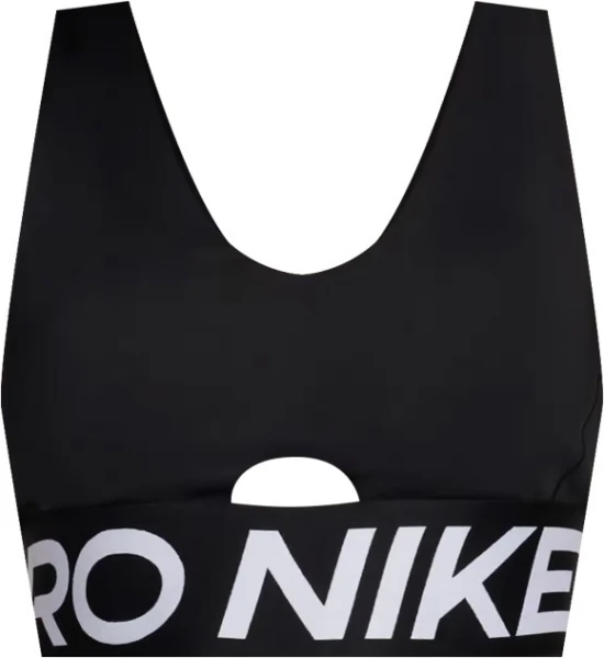 Топ жіночий Nike PRO INDY PLUNGE PADDED BRA BOLD чорний HF7324-010