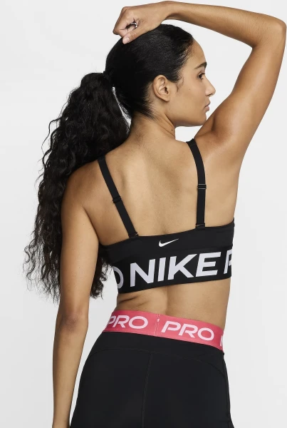 Топ жіночий Nike PRO INDY PLUNGE PADDED BRA BOLD чорний HF7324-010