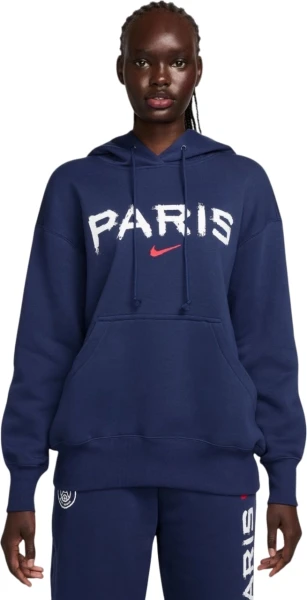 Худі жіноче Nike PSG PHOENIX FLC OS PO HDY GX темно-синє FQ3253-410